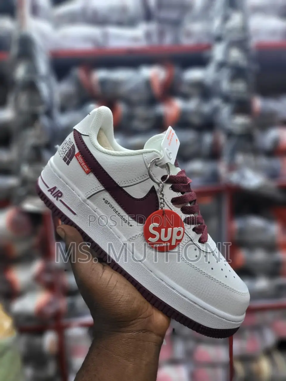1st Quality Nike Airforce 1 Supreme Size 40-45