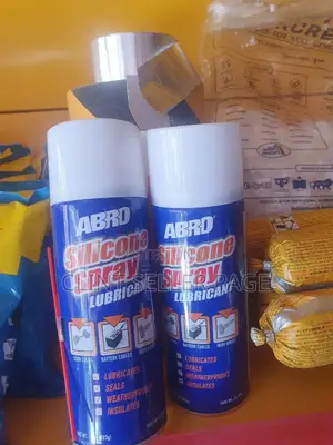 Abro Silicone Spray Lubricant.