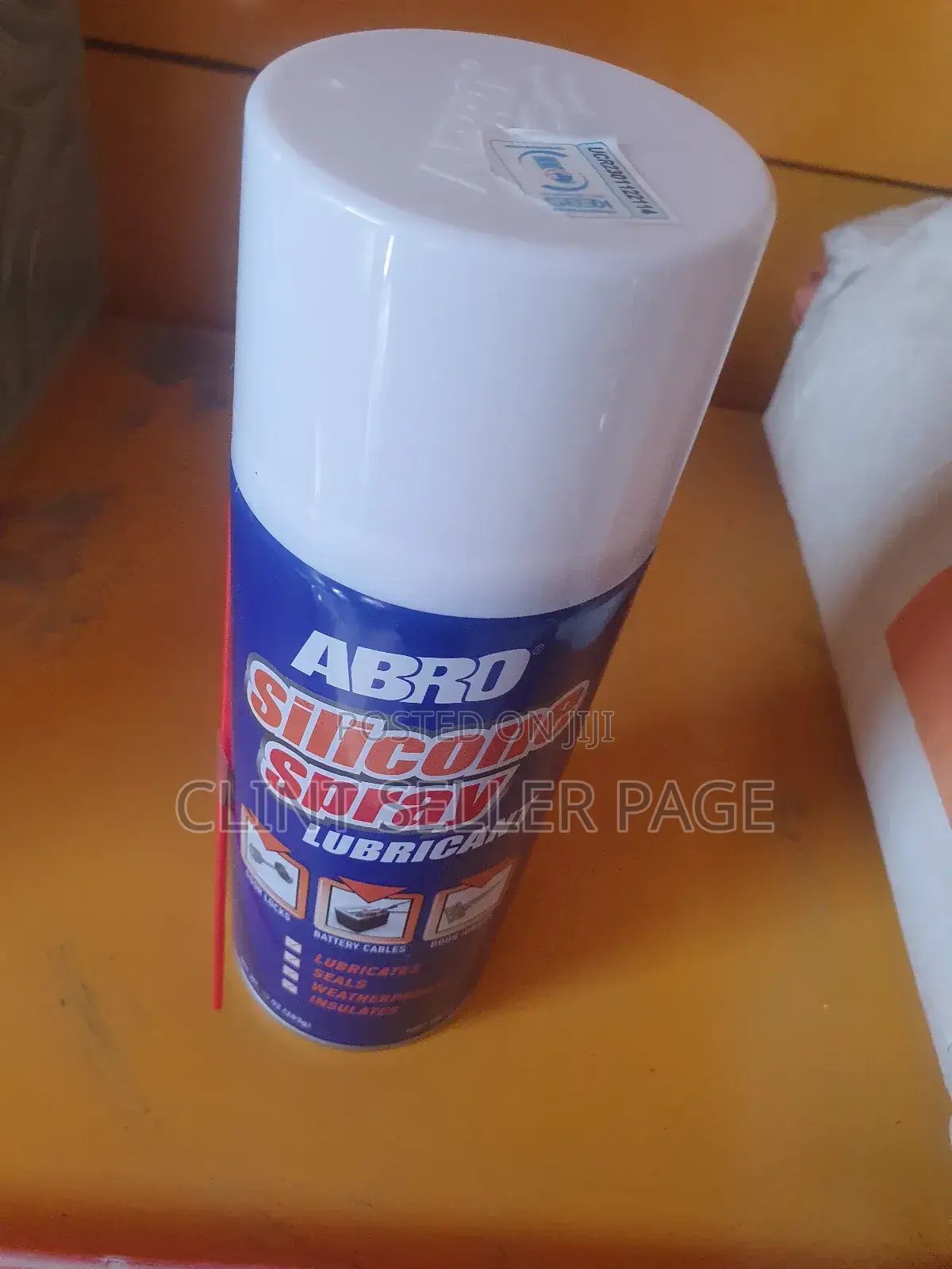 Abro Silicone Spray Lubricant.