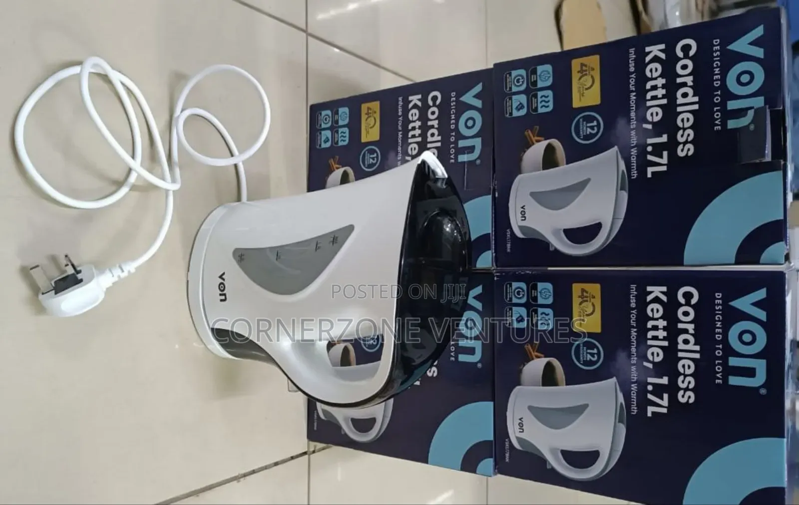 Affordable 1.7 L Cordless Electric Kettle