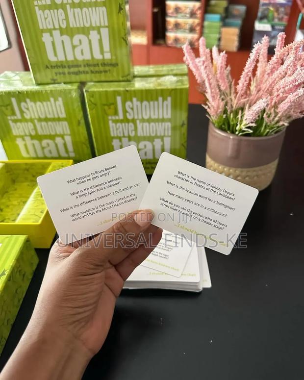 I Should Have Known That Card Game - main view