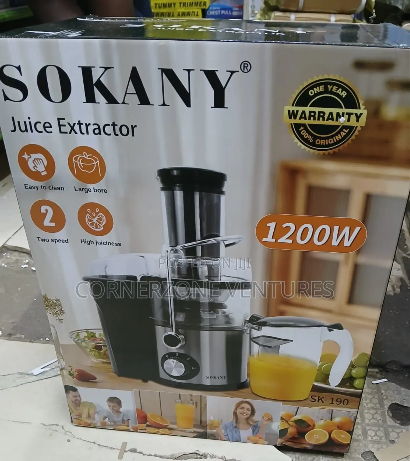 Sokany 1200w Juice Extractor