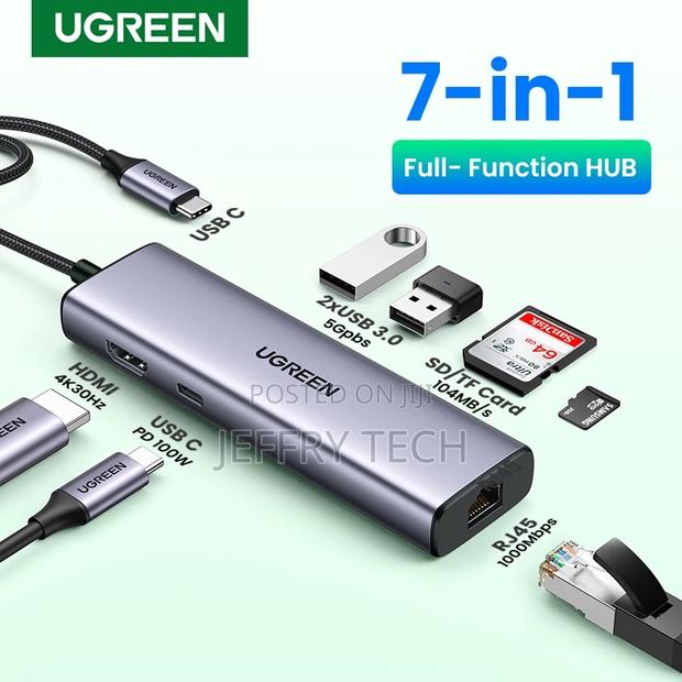 Ugreen 7 in 1 Usb-C Multifunction Adapter – Cm512 - main view