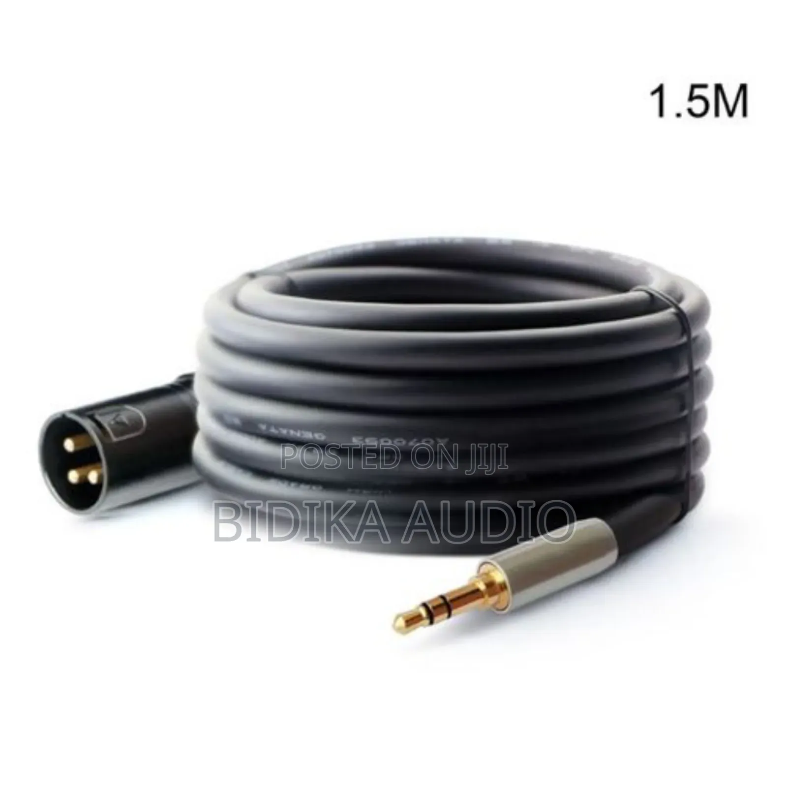 3.5mm to XLR Cable 3 Pin-Jack to XLR Male Stereo