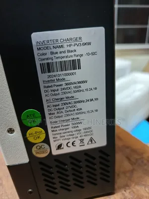 Yachu 3.6kva 24v Hybrid Inverter