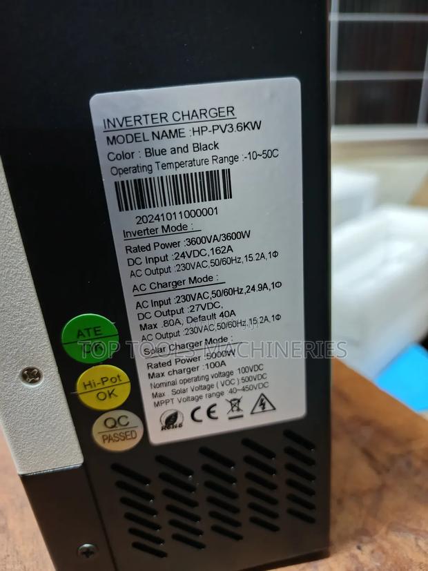 Yachu 3.6kva 24v Hybrid Inverter - thumbnail 2