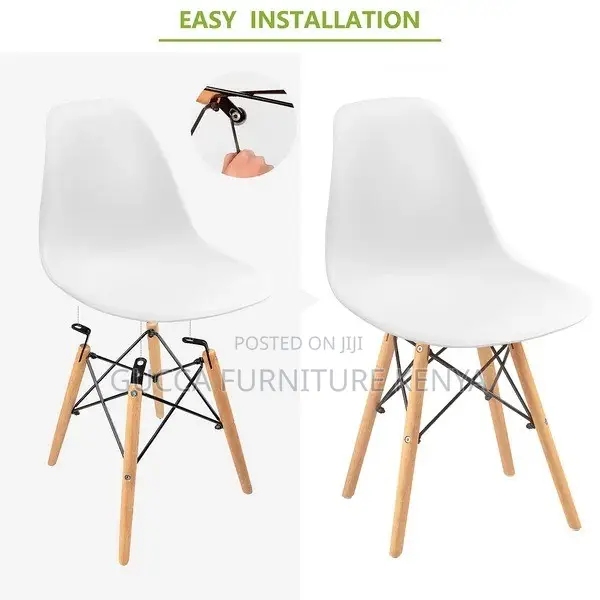 Home Chairs: Indoor Aimes Side Chair in White