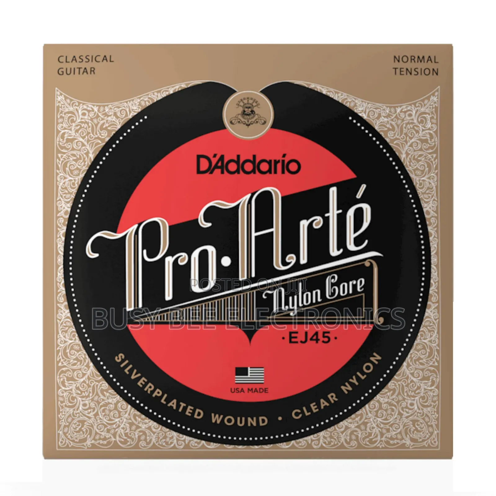 D'addario, Classical Guitar Strings, Pro Arte, Normal Clear