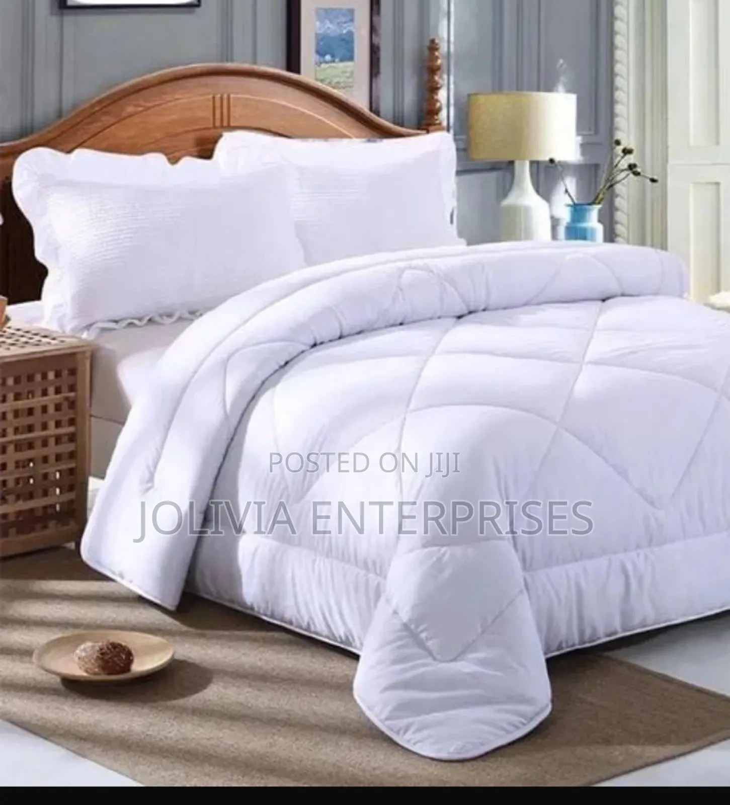 White Striped Duvet Sets