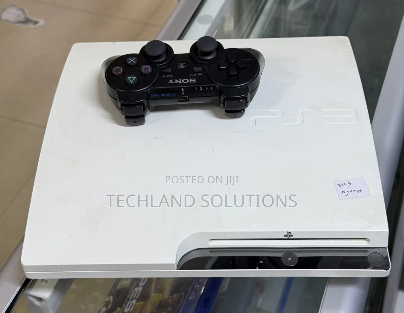 White Homeused Ps3 Slim