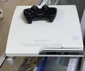 White Homeused Ps3 Slim