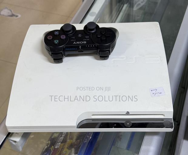 White Homeused Ps3 Slim - thumbnail 4