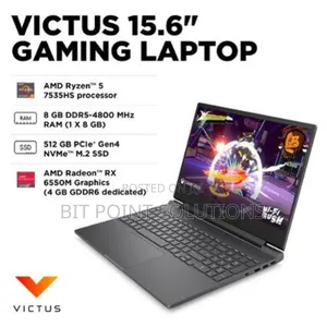 New Laptop HP Victus 15 8GB AMD Ryzen 5 SSD 512GB