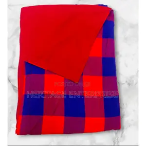 Maasai Blue Fleece Blanket