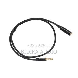 3.5mm Stereo Audio Aux Headphone Cable Extension Cord Male