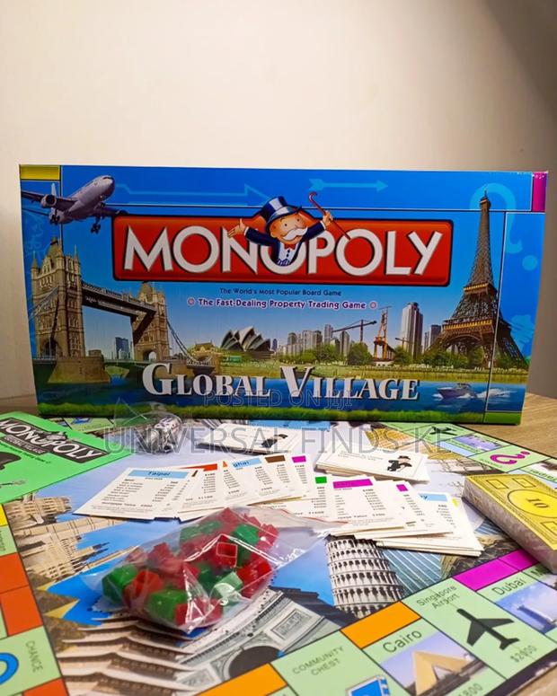 Monopoly Global Village Game -Large Size Monopoly Board Game - main view