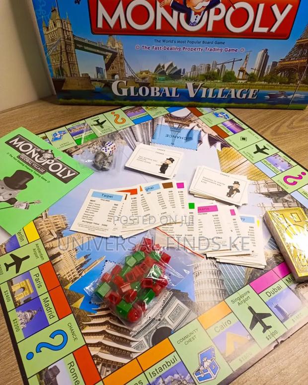 Monopoly Global Village Game -Large Size Monopoly Board Game - thumbnail 3
