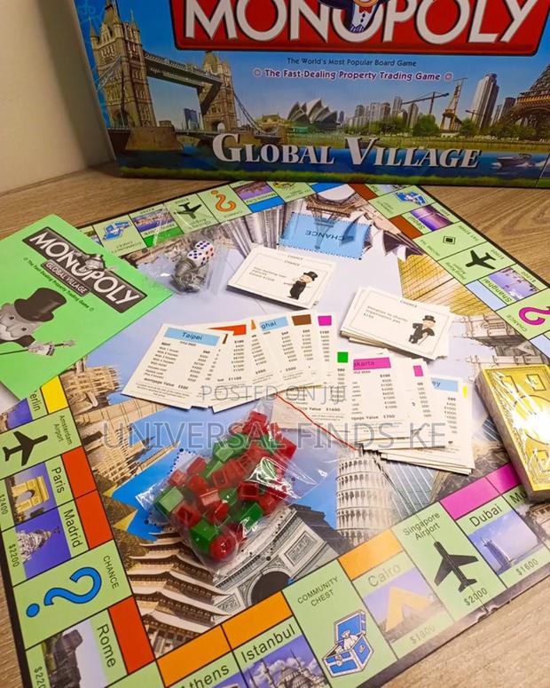 Monopoly Global Village Game -Large Size Monopoly Board Game - thumbnail 4