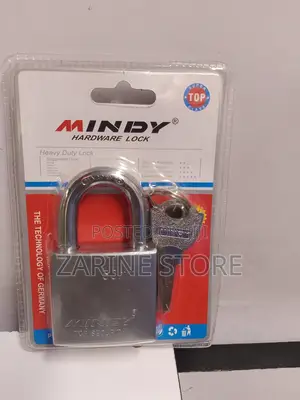 Mindy Hardened Stainless Steel 50mm Padlock, Strong Sackle