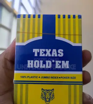 Texas Hold 'Em Plastic Playing Card Game