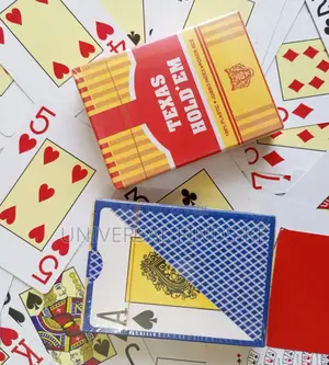 Texas Hold 'Em Plastic Playing Card Game