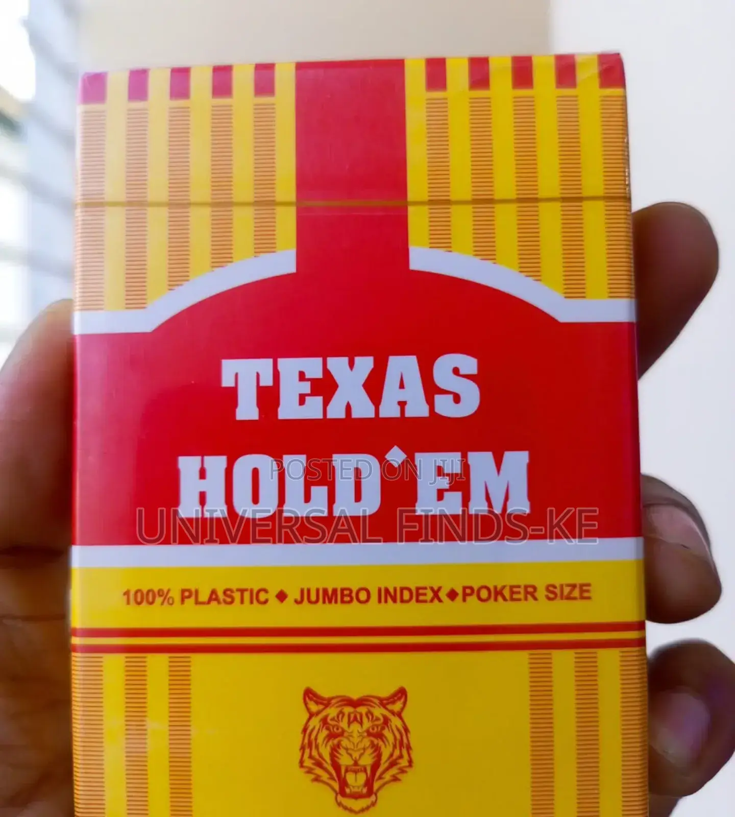 Texas Hold'em Card Game-Plastic Cards
