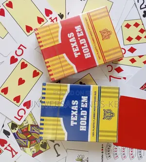 Texas Hold'em Card Game-Plastic Cards
