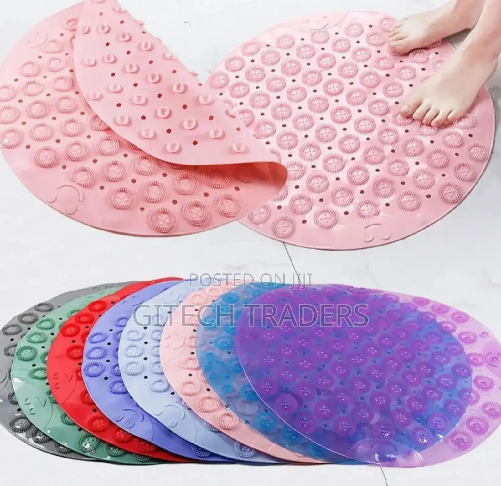 Bathroom Round Antislip Mats.