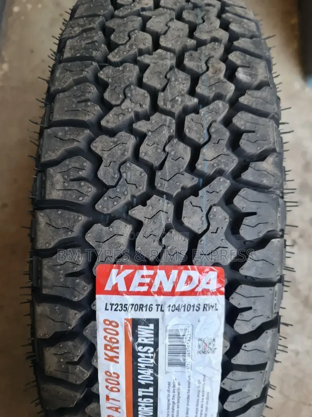 235 /70 R16 Kenda (A/T) New Technology. Commercial.