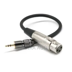 Pin 3.5mm Headphone Male Stereo TRS Jack to XLR Female