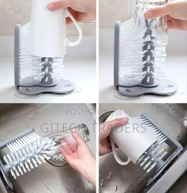 *Deep Glass Cleaning Brush 2 in 1