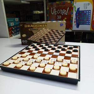 Foldable Draughts/Checkers Board Game_magnetic - thumbnail 2