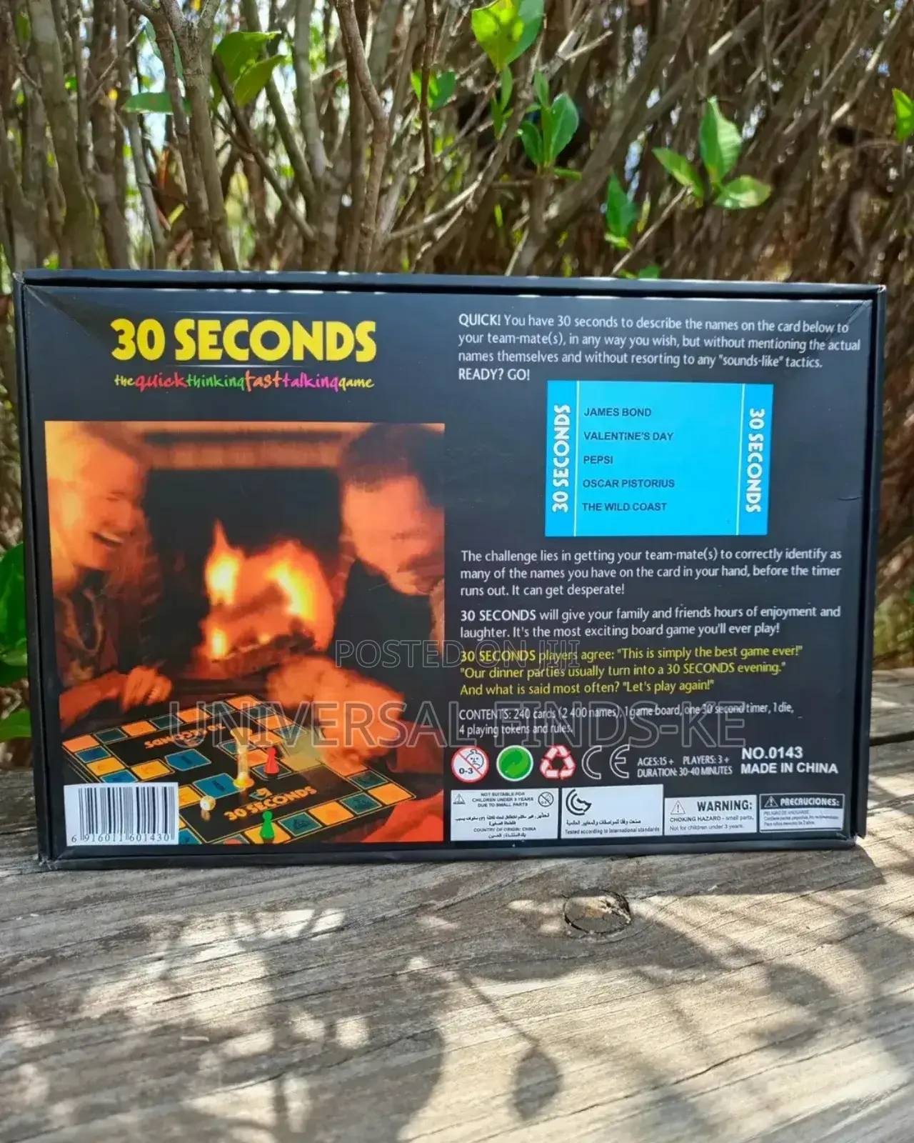 30 Seconds Card Game-Think Fast,Talk Fast Game