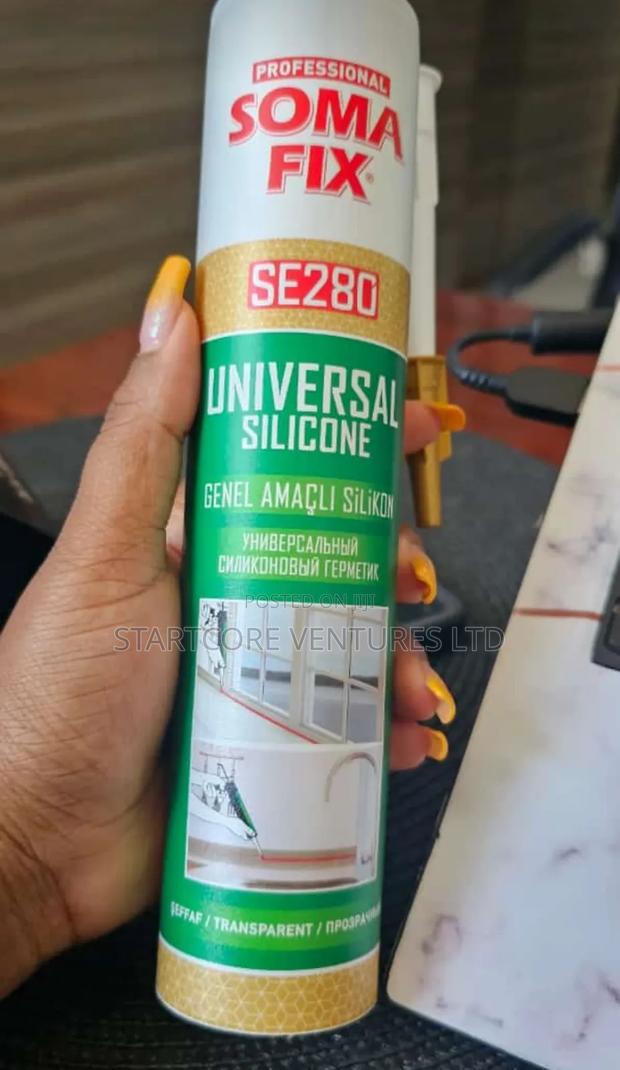 Somafix Brown Silicone Sealant 280ml - main view