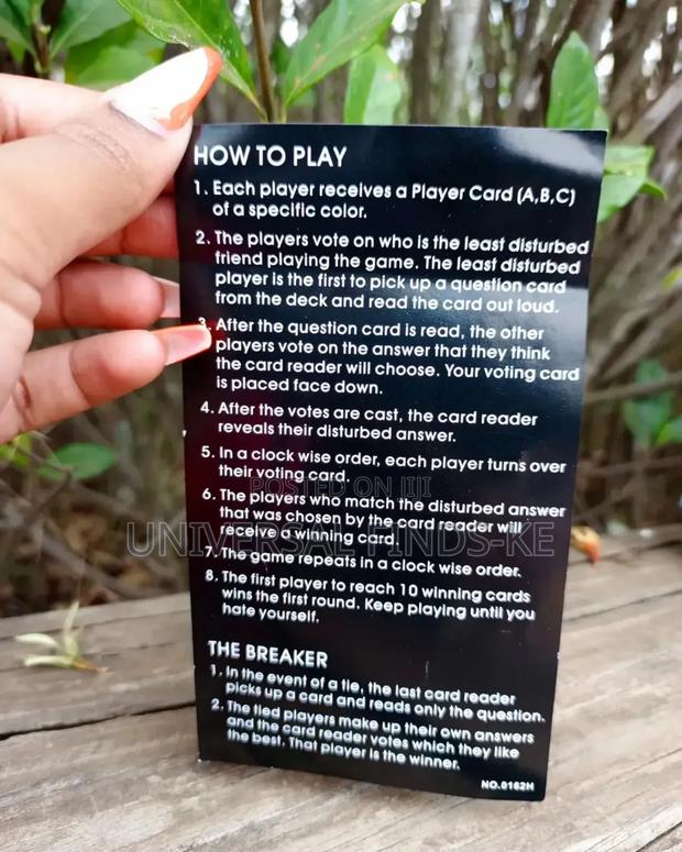 Disturbed Friends Card Game-Party Game - thumbnail 3