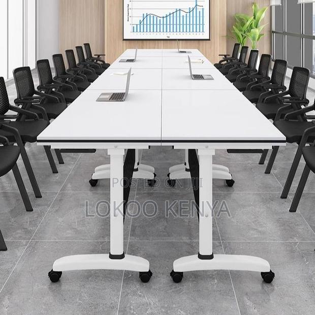 Office Desk : Foldable Conference Movable Desk - thumbnail 4