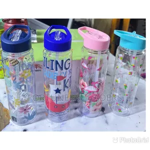 500 Ml Water Bottle With Straw