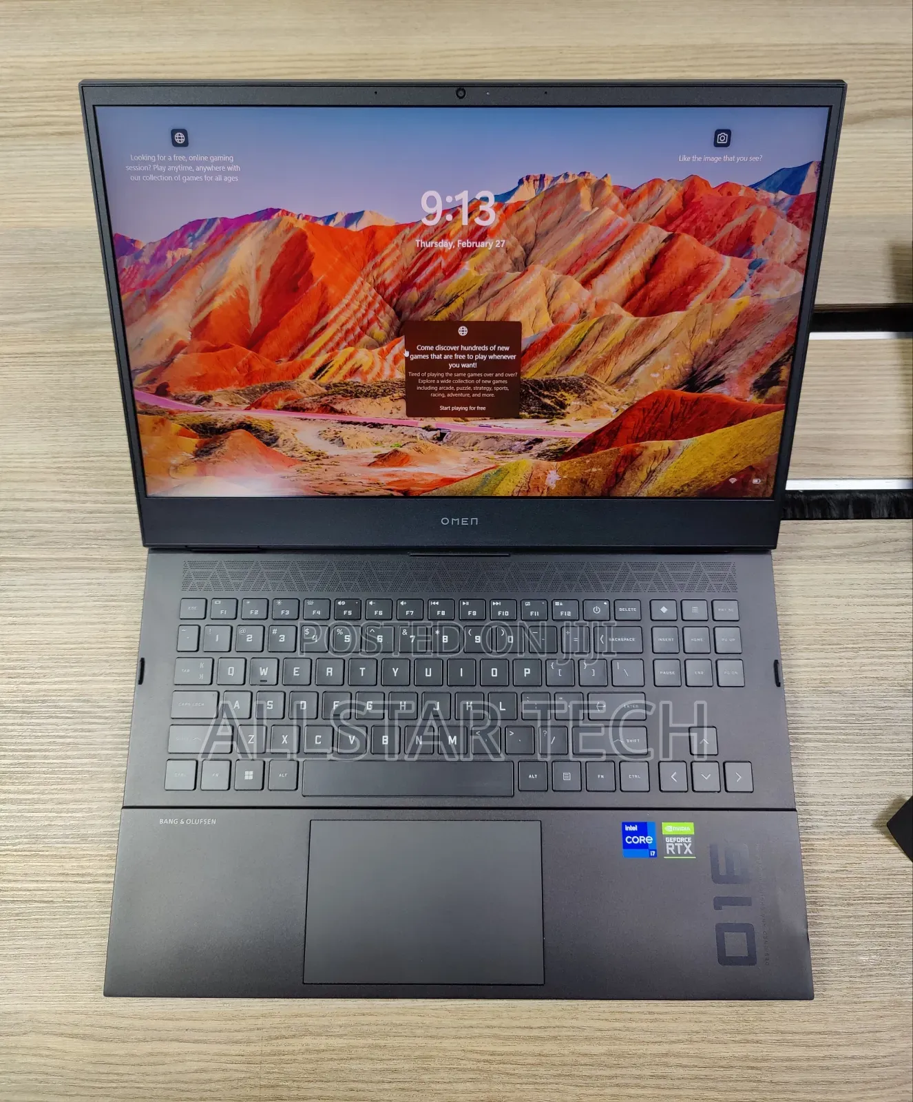 Laptop HP Omen 16 16GB Intel Core I7 SSD 512GB