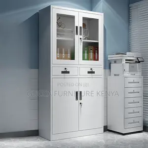 Cabinets: Home Office Vertical Assembled 2-Door Cabinet