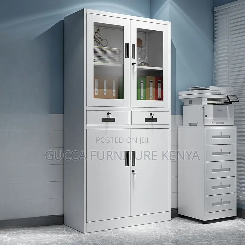 Cabinets: Home Office Vertical Assembled 2-Door Cabinet