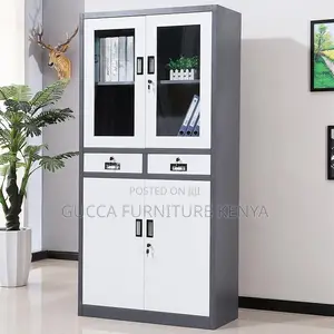Cabinets: Home Office Vertical Assembled 2-Door Cabinet