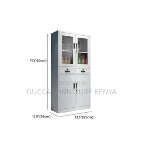 Cabinets: Home Office Vertical Assembled 2-Door Cabinet