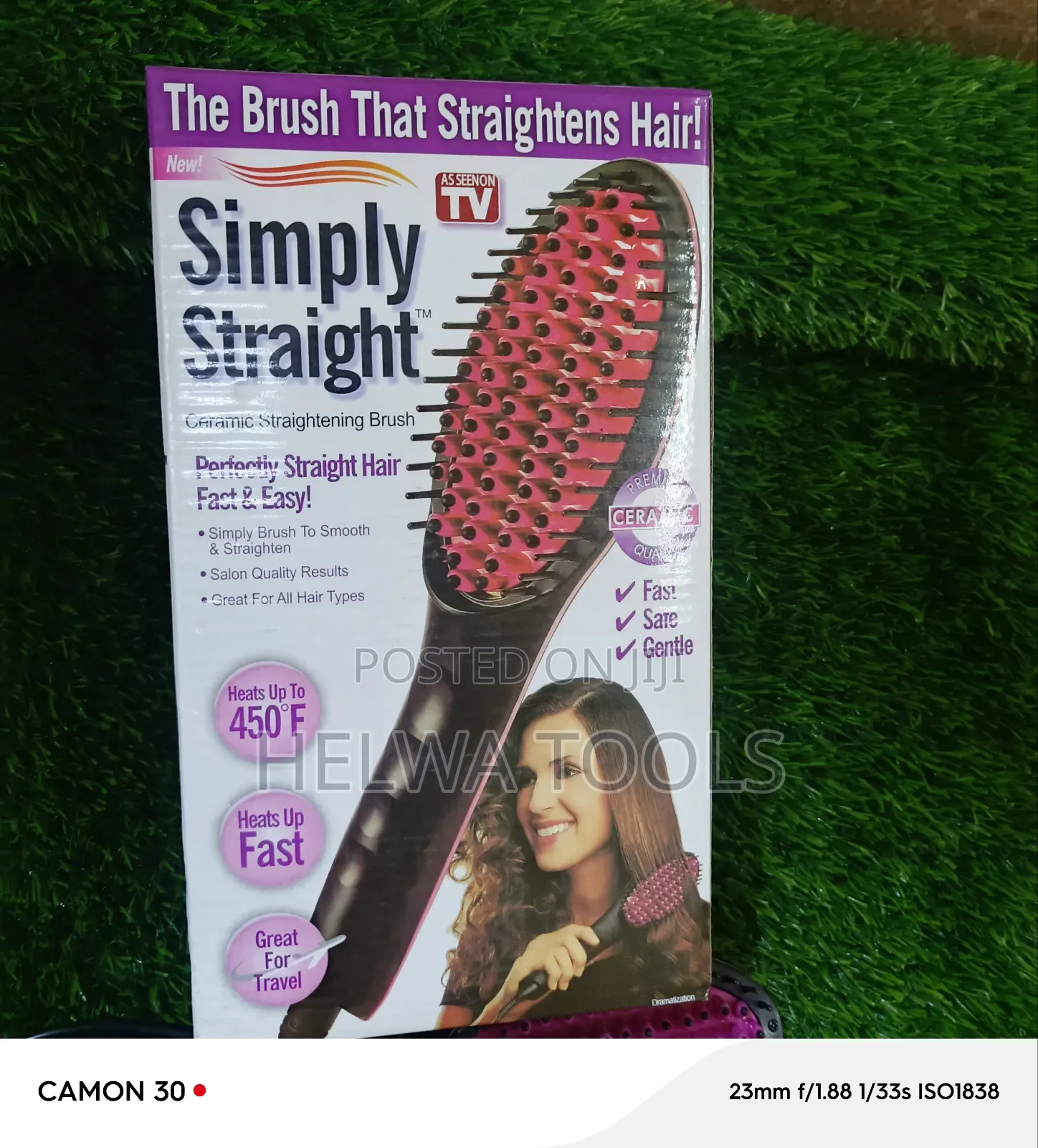 Hair Straighter Brush