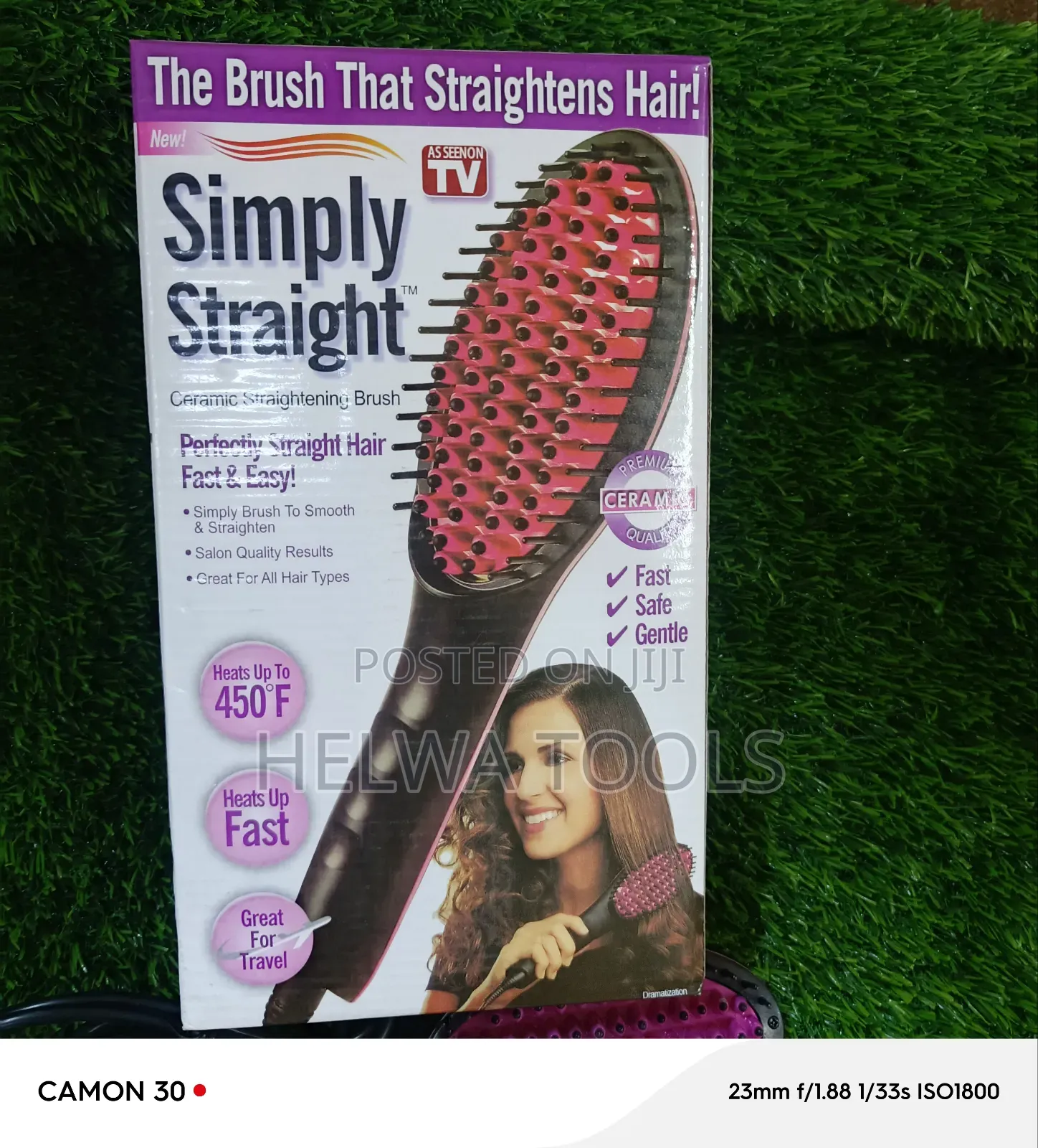 Hair Straighter Brush
