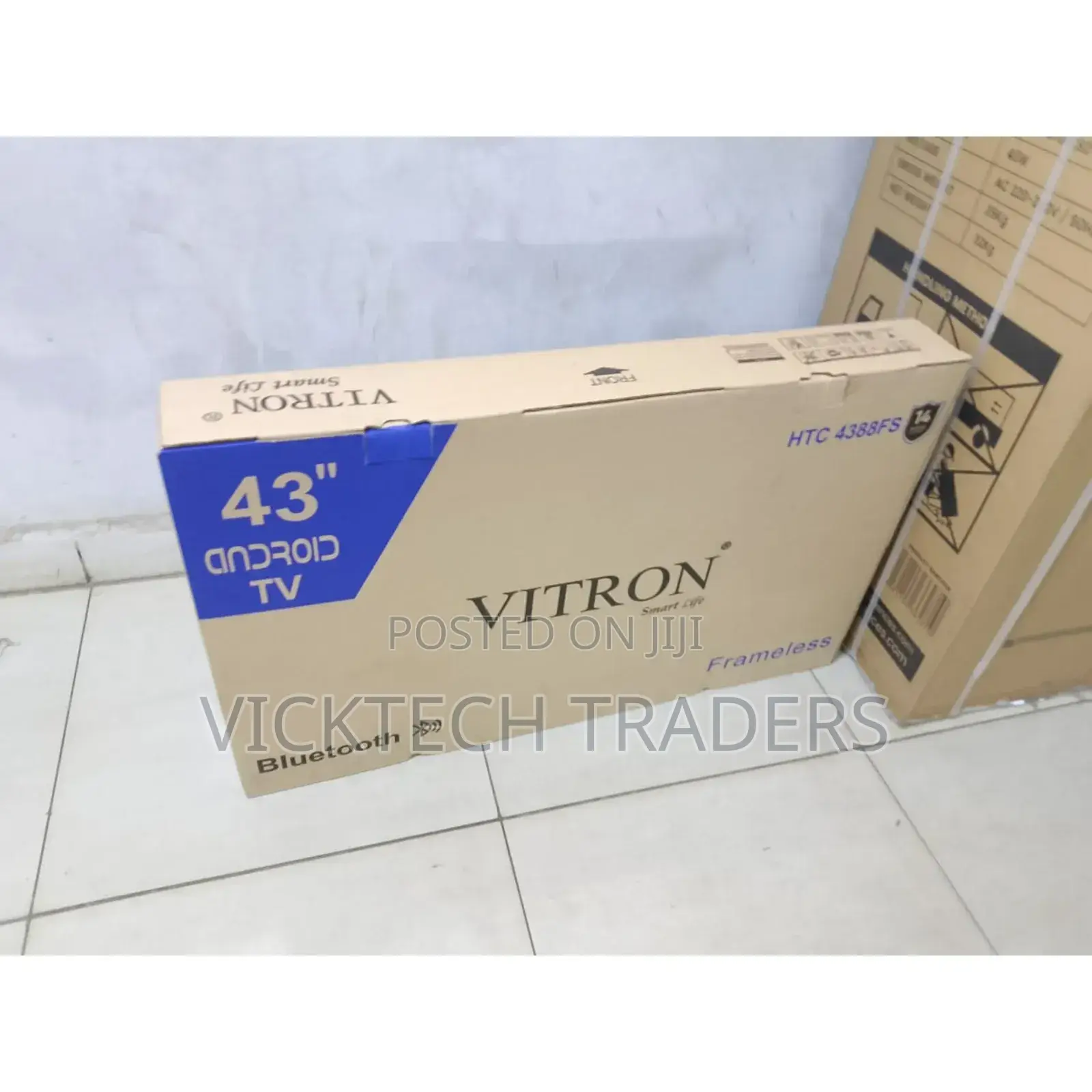 Vitron 43 Smart Android Tv FHD Frameless Television