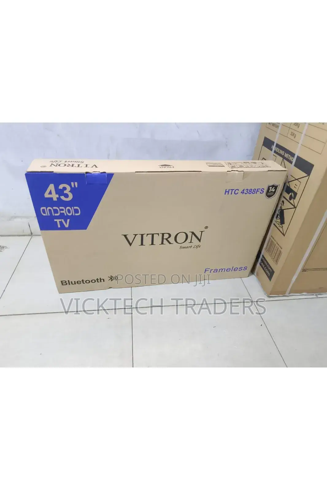 Vitron 43 Smart Android Tv FHD Frameless Television