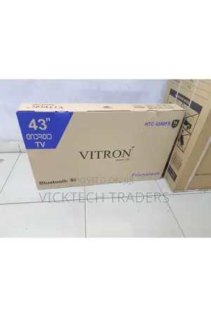 Vitron 43 Smart Android Tv FHD Frameless Television