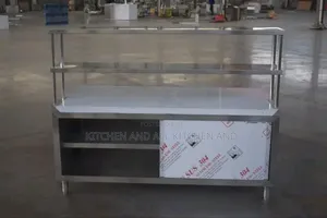 Commercial Stainless Steel Cabinet With Sliding Door