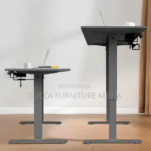 Office Tables:120cm Electric Desk Wood Top for Office Use