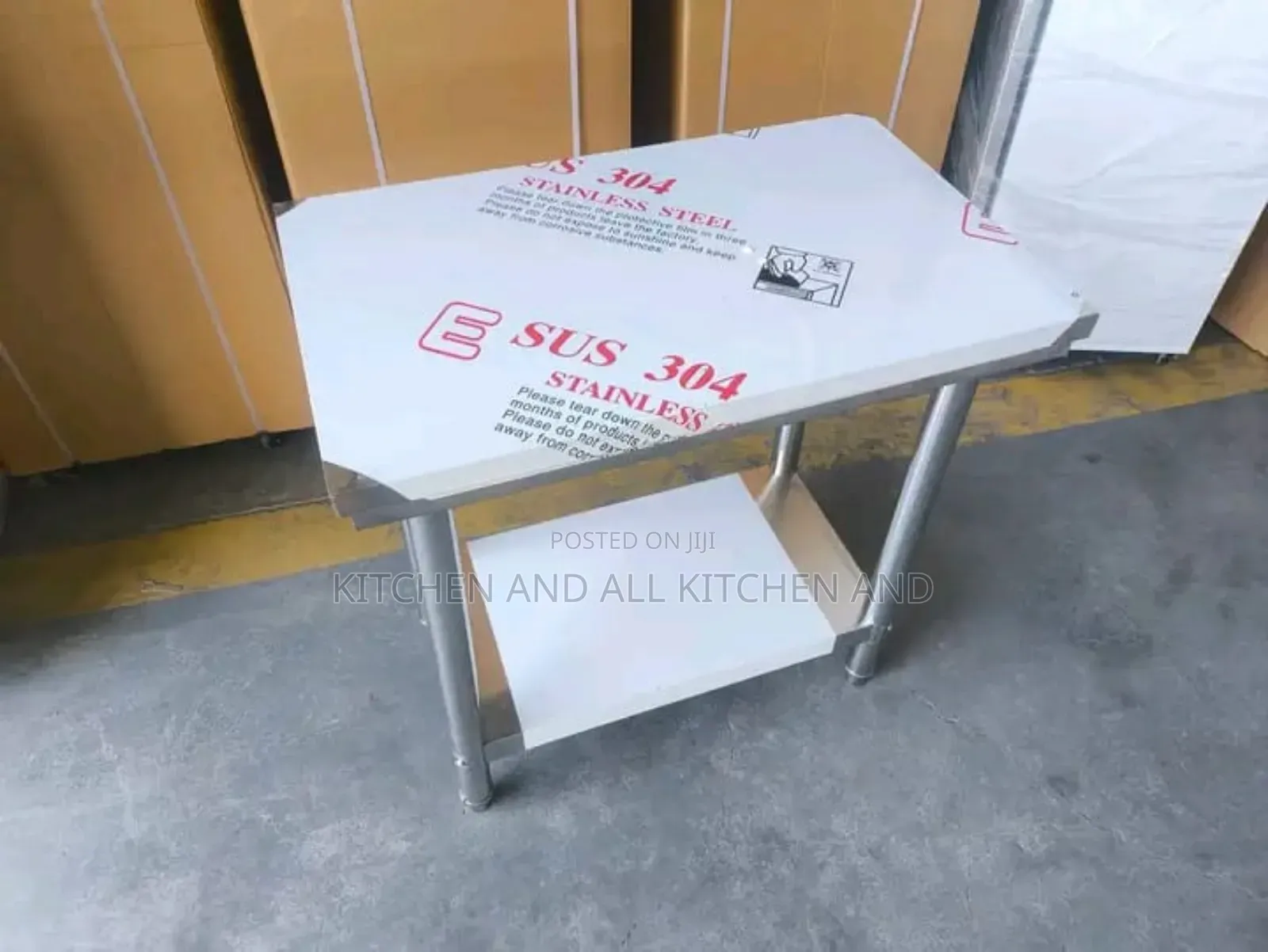 New Heavy Duty Stainless Steel Work Tablr